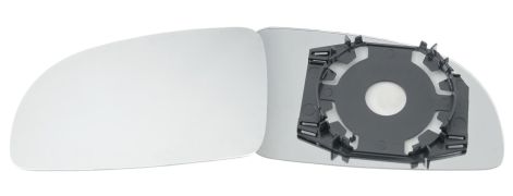 VERRE DE RÉTROVISEUR VOLKSWAGEN NEW BEETLE 1998-2002 AVEC SUPPORT / CONVEXE / GAUCHE