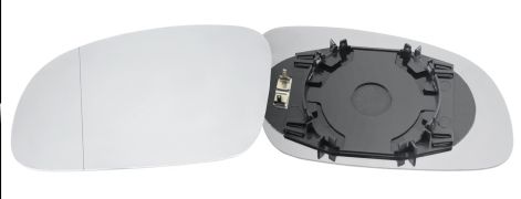 VERRE DE RÉTROVISEUR VOLKSWAGEN NEW BEETLE 2002-2005 AVEC SUPPORT / CHAUFFANT / ASPHÉRIQUE / GAUCHE
