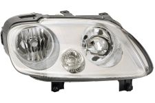 PHARE AVANT VOLKSWAGEN TOURAN 2003-2006 BASE CHROMÉE / LAMPES H1+H7 / DROIT
