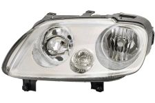PHARE AVANT VOLKSWAGEN TOURAN 2003-2006 BASE CHROMÉE / LAMPES H1+H7 / GAUCHE