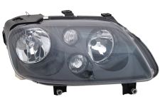 PHARE AVANT VOLKSWAGEN TOURAN 2003-2006 BASE NOIRE / LAMPES H7+H7 / DROIT