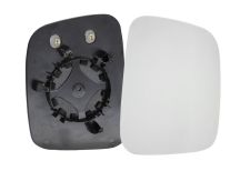 VERRE DE RÉTROVISEUR VOLKSWAGEN TRANSPORTER T5 2003-2009 AVEC SUPPORT / CHAUFFANT / CONVEXE / DROIT