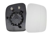 VERRE DE RÉTROVISEUR VOLKSWAGEN TRANSPORTER T5 2003-2009 AVEC SUPPORT / CHAUFFANT / ASPHÉRIQUE / DROIT