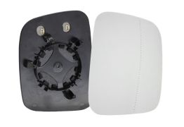 VERRE DE RÉTROVISEUR VOLKSWAGEN CADDY 2004-2010 AVEC SUPPORT / CHAUFFANT / ASPHÉRIQUE / DROIT