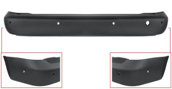 PARE-CHOCS VOLKSWAGEN CADDY 2004-2010 ARRIÈRE / CHASSIS COURT / AVEC 6 CAPTEUR