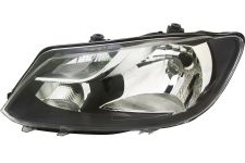 PHARE AVANT VOLKSWAGEN CADDY 2010-2015 OPTIQUE SIMPLE / DETAIL CHROMÉ / GAUCHE
