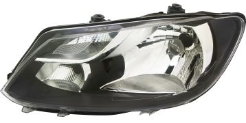 PHARE AVANT VOLKSWAGEN CADDY 2010-2015 OPTIQUE SIMPLE / DETAIL CHROMÉ / GAUCHE