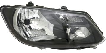 PHARE AVANT VOLKSWAGEN CADDY 2010-2015 OPTIQUE SIMPLE / DETAIL NOIR / DROIT