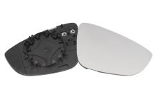 VERRE DE RÉTROVISEUR VOLKSWAGEN EOS 2010-2015 AVEC SUPPORT / CHAUFFANT / CONVEXE / DROIT