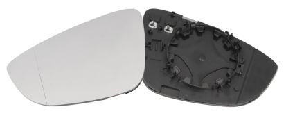 VERRE DE RÉTROVISEUR VOLKSWAGEN JETTA 2011-2014 AVEC SUPPORT / CHAUFFANT / ASPHÉRIQUE / GAUCHE