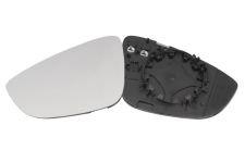VERRE DE RÉTROVISEUR VOLKSWAGEN SCIROCCO 2008-2014 AVEC SUPPORT / CHAUFFANT / CONVEXE / GAUCHE