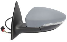 RÉTROVISEUR VOLKSWAGEN EOS 2010-2015 ÉLÉCTRIQUE / CHAUFFANT / FEU CLIGNOTANT / FEU DE SOL / RABATTABLE ÉLÉCTRIQUEMENT / AVEC APPRET / GAUCHE