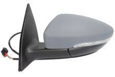 RÉTROVISEUR VOLKSWAGEN EOS 2010-2015 ÉLÉCTRIQUE / CHAUFFANT / FEU CLIGNOTANT / FEU DE SOL / RABATTABLE ÉLÉCTRIQUEMENT / MÉMOIRE / AVEC APPRET / GAUCHE