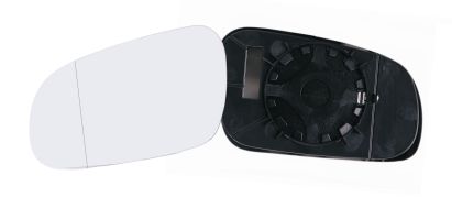 VERRE DE RÉTROVISEUR VOLKSWAGEN FOX 2004-2011 AVEC SUPPORT / ASPHÉRIQUE / GAUCHE