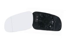 VERRE DE RÉTROVISEUR VOLKSWAGEN FOX 2004-2011 AVEC SUPPORT / CHAUFFANT / ASPHÉRIQUE / GAUCHE
