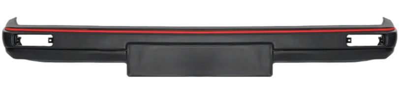 PARE-CHOCS VOLKSWAGEN GOLF II 1983-1988 AVANT / MOULURE ROUGE 