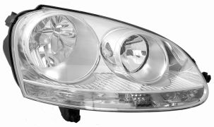 PHARE AVANT VOLKSWAGEN GOLF V 2004-2008 BASE CHROMÉE / DROIT