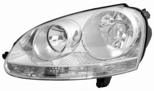 PHARE AVANT VOLKSWAGEN GOLF V 2004-2008 BASE CHROMÉE / GAUCHE