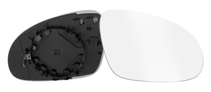 VERRE DE RÉTROVISEUR SKODA SUPERB 2006-2008 AVEC SUPPORT / CHAUFFANT / CONVEXE / DROIT