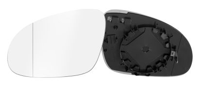 VERRE DE RÉTROVISEUR SKODA SUPERB 2006-2008 AVEC SUPPORT / CHAUFFANT / ASPHÉRIQUE / GAUCHE