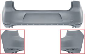 PARE-CHOCS VOLKSWAGEN GOLF VII 2012-2017 ARRIÈRE / AVEC APPRET