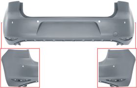 PARE-CHOCS VOLKSWAGEN GOLF VII 2012-2017 ARRIÈRE / AVEC 4 CAPTEUR / AVEC APPRET