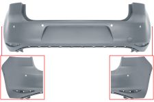 PARE-CHOCS VOLKSWAGEN GOLF VII 2012-2017 ARRIÈRE / AVEC 6 CAPTEUR / AVEC PARK ASSIST / AVEC APPRET
