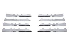 MOULURES LAMES VOLKSWAGEN GOLF V 2004-2008 VARIANT / GRILLE FACE AVANT / CHROMÉES / KIT / 8 PIÈCES