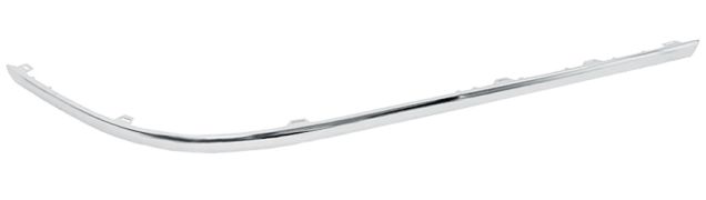 PROFIL MOULURE VOLKSWAGEN PASSAT 2005-2010 PARE-CHOCS ARRIÈRE / SEDAN / CHROMÉ / DROIT