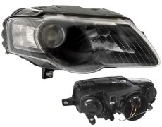 PHARE VOLKSWAGEN PASSAT 2005-2010 BASE NOIRE / DROIT
