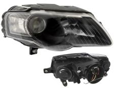 PHARE AVANT VOLKSWAGEN PASSAT 2005-2010 BASE NOIRE / DROIT
