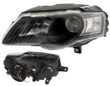 PHARE AVANT VOLKSWAGEN PASSAT 2005-2010 BASE NOIRE / GAUCHE