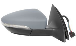 RÉTROVISEUR VOLKSWAGEN PASSAT 2010-2014 ÉLÉCTRIQUE / CHAUFFANT / FEU CLIGNOTANT / RABATTABLE ÉLÉCTRIQUEMENT / AVEC APPRET / DROIT