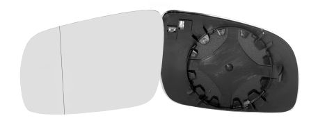 VERRE DE RÉTROVISEUR VOLKSWAGEN POLO 1999-2001 AVEC SUPPORT / CHAUFFANT / ASPHÉRIQUE / GRAND / GAUCHE