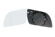 VERRE DE RÉTROVISEUR VOLKSWAGEN POLO 2001-2005 AVEC SUPPORT / ASPHÉRIQUE / GAUCHE