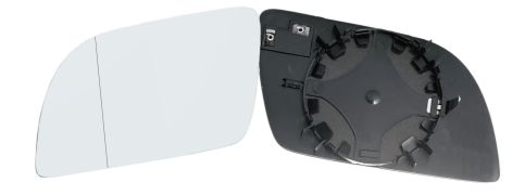 VERRE DE RÉTROVISEUR VOLKSWAGEN POLO 2001-2005 AVEC SUPPORT / CHAUFFANT / ASPHÉRIQUE / GAUCHE