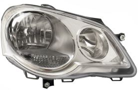 PHARE VOLKSWAGEN POLO 2005-2009 BASE CHROMÉE / DROIT