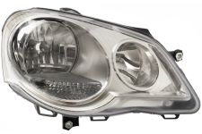 PHARE AVANT VOLKSWAGEN POLO 2005-2009 BASE CHROMÉE / DROIT