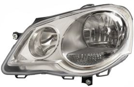 PHARE AVANT VOLKSWAGEN POLO 2005-2009 BASE CHROMÉE / GAUCHE