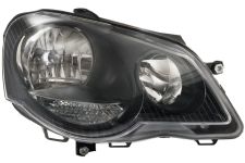 PHARE AVANT VOLKSWAGEN POLO 2005-2009 BASE NOIRE / SPORT / DROIT