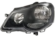 PHARE AVANT VOLKSWAGEN POLO 2005-2009 BASE NOIRE / SPORT / GAUCHE