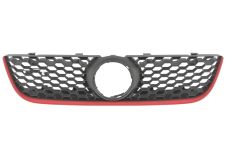 GRILLE VOLKSWAGEN POLO 2005-2009 FACE AVANT / MODÈLE GTI / NOIRE / ROUGE 