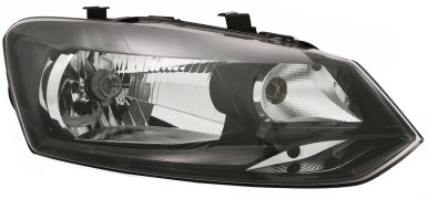 PHARE VOLKSWAGEN POLO 2009-2014 OPTIQUE SIMPLE / MODÈLE TRENDLINE / DROIT