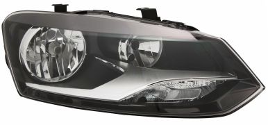 PHARE VOLKSWAGEN POLO 2009-2014 OPTIQUE DOUBLE / MODÈLE CONFORTLINE / HIGHLINE / DROIT