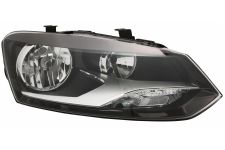 PHARE AVANT VOLKSWAGEN POLO 2009-2014 OPTIQUE DOUBLE / MODÈLE CONFORTLINE / HIGHLINE / DROIT