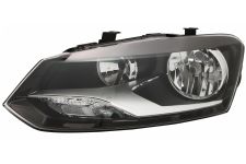 PHARE AVANT VOLKSWAGEN POLO 2009-2014 OPTIQUE DOUBLE / MODÈLE CONFORTLINE / HIGHLINE / GAUCHE
