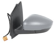 RÉTROVISEUR VOLKSWAGEN POLO 2009-2010 CONNECTEUR CARRE / MECANIQUE / FEU CLIGNOTANT / AVEC APPRET / GAUCHE