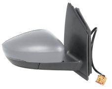 RÉTROVISEUR VOLKSWAGEN POLO 2009-2010 CONNECTEUR CARRE / ÉLÉCTRIQUE / CHAUFFANT / FEU CLIGNOTANT / AVEC APPRET / DROIT