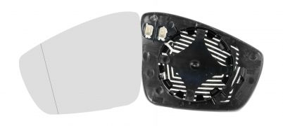 VERRE DE RÉTROVISEUR VOLKSWAGEN UP 2016-2020 AVEC SUPPORT / CHAUFFANT / ASPHÉRIQUE / GAUCHE