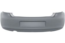 PARE-CHOCS VOLKSWAGEN POLO 2009-2014 ARRIÈRE / ÉCHAPPEMENT GRAND / AVEC APPRET